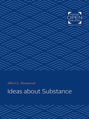 cover image of Ideas about Substance
